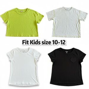 Girls T-Shirt Bundle Size 10-12 Lot of 4 Zara Old Navy The Children’s Place